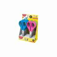 Ciseaux MAPED à bouts ronds pour gauchers (Bleu - 13cm) - 3154144643122
