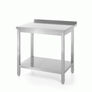 Hendi Table de travail Kitchen Line avec rebord et fond 800x600x850mm - 811450 Hendi Table de travail Kitchen Line avec rebord et fond 800x600x850mm - 811450