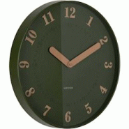 Horloge murale polypropylène Amena vert Karlsson - vert 8714302772313 Horloge murale polypropylène Amena vert Karlsson - vert 8714302772313