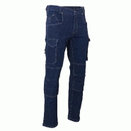 LMA WORKWEAR 1880 Jean de travail BARIL - BLEU DENIM 3XL - FR(56) - Taille unique bleu textile 3473832723657