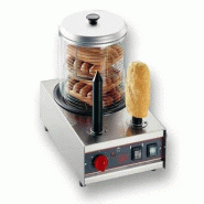 Machine à hot dog avec 2 plots chauffés - CB - Dimensions compactes 247x370x400 mm Machine à hot dog avec 2 plots chauffés - CB - Dimensions compactes 247x370x400 mm