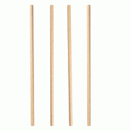 Pailles kraft Ø0,6x20cm - par 250