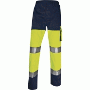 Pantalon de travail haute visibilité panostyle en polyester / coton - phpa2