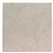 Plateau carré de table extérieur Classic Line 70x70cm décor blanc marbré
