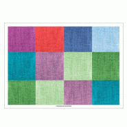 Set de table en pure cellulose 70g/m2 motif Fabric 31x43cm - par 2000