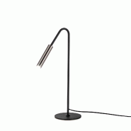 Stones Vega - Lampe de table à LED en métal noir - noir 8051361821645