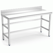 Table de préparation murale blanche Table de préparation murale fb.Blanche s/ent.1000x600x850 mm. Horemaq - 072252