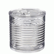 Verrine boite de conserve PS transparent 60ml - par 200