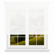 WellHome - Store enrouleur en polyester Translucide 180 x 120cm (Largeur x Hauteur) couleur Blanc - blanc polyester WH14886