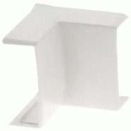 Angle intérieur variable blanc pour moulure kéva 32x15 mm