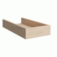 Casquette pour montant Totem 30x60x10cm - chêne casella blanc