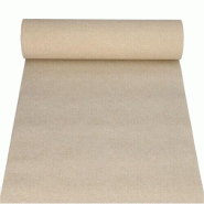 Chemin de table PV-tissu "ROYAL Collection" 24 m x 40 cm sable "Textile " (4 unités) PAPSTAR - beige papier 89687
