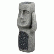 Jardinière Moai en polyrésine N'entend pas Hanah Home - gris 8684282698562 Jardinière Moai en polyrésine N'entend pas Hanah Home - gris 8684282698562