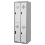 Vestiaires Multicases monoblocs 2 colonnes 2 cases gris / gris largeur 400 mm Vestiaires Multicases monoblocs 2 colonnes 2 cases gris / gris largeur 400 mm