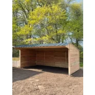 Abri de prairie 3 x 5 m en bois Douglas robuste et fonctionnel - ABR005_0