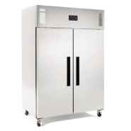 Armoire inox positive 2 portes 1200 litres - gaz écologique r290 Armoire inox positive 2 portes 1200 litres - gaz écologique r290