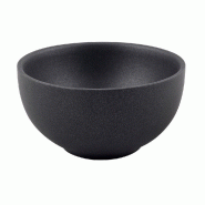 Bol réutilisable inox 300 ml Ø12x6,25cm noir