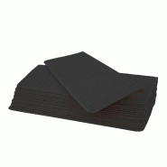 Décoshop26 - Lot de 15 tapis d'escalier protection d'escalier antidérapant 65x25cm rectangulaire noir-anthracite 04_0000019 - noir 3000249718985