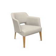 Fauteuil Lena, avec accoudoirs