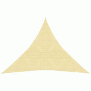 Helloshop26 - Voile toile d'ombrage parasol 160 g/m² 4 x 4 x 4 m PEHD beige 02_0008980 - beige 3000481382722