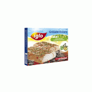 IGLO GRILLADE OCÉANE NATURE AUX HERBES 250 G IGLO GRILLADE OCÉANE NATURE AUX HERBES 250 G