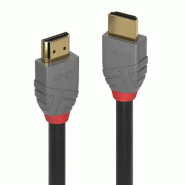 LINDY cble hdmi high speed anthra line 3m