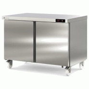 Meuble froid positif haut rendement sur roulettes 2 portes pleines - PSD-48