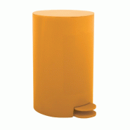 MSV - Poubelle Osaki 3L Safran 14,5x15,5x27cm - jaune plastique polypropylène 141787