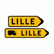 Panneau KD21 - Signalisation de direction panneau seul