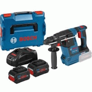 Perforateur Sds Plus 18v Gbh18v 26 + 2 Batteries Procore 5,5ah + Chargeur + Coffret L Boxx Bosch 0611909001 - 3598647676575 Perforateur Sds Plus 18v Gbh18v 26 + 2 Batteries Procore 5,5ah + Chargeur + Coffret L Boxx Bosch 0611909001 - 3598647676575