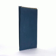 Pochettes cadeaux kraft vergé bleu 30+8x48cm - Lot de 250
