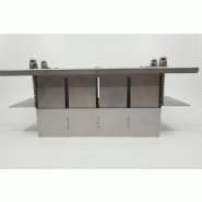 Presse-mottes INOX Grand Modèle - 8 mottes, 5 x 5 x 5 cm Presse-mottes INOX Grand Modèle - 8 mottes, 5 x 5 x 5 cm