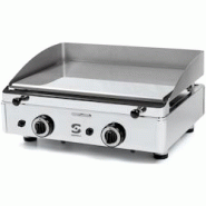 Sammic SPC-601 plaque snack à gaz en chrome dur, 2 brûleurs indépendants, plaque de 15 mm 555x400 mm, construction en acier inoxydable, 5800 W - ac Sammic SPC-601 plaque snack à gaz en chrome dur, 2 brûleurs indépendants, plaque de 15 mm 555x400 mm, construction en acier inoxydable, 5800 W - ac