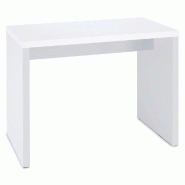 Table Flexia blanc L.100xP60xH80cm