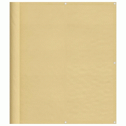 VidaXL Écran de balcon sable 120x400 cm 100% polyester oxford Modèle Outdoor Harmonie - 4000036