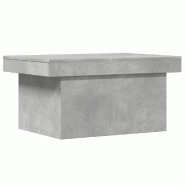 VidaXL Table basse gris béton 80x55x40 cm bois d'ingénierie Modèle Atlas Cuisine - 840866