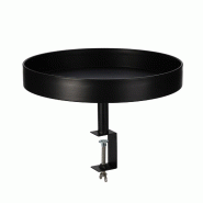WellHome - Plateau rond en métal peint en noir Ø 36cm - noir WH16381 WellHome - Plateau rond en métal peint en noir Ø 36cm - noir WH16381