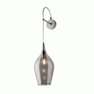 Bonetti Illumina Ares Applique En Fer Et Verre Gris Pyrex 1 Lumière .14 P.21 Bl273-Ap1-Gr - gris 8050713218591