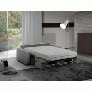 CANAPÉ LIT 3 PLACES MASTER CONVERTIBLE EXPRESS 140 CM TWEED GRIS SILEX MATELAS 18 CM INCLUS CANAPÉ LIT 3 PLACES MASTER CONVERTIBLE EXPRESS 140 CM TWEED GRIS SILEX MATELAS 18 CM INCLUS