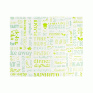 Feuille ingraissable pour burger Parole vert 31x38cm - par 1000