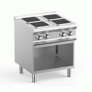 Fourneau professionnel electrique 4 plaque 2,6 kw sur sousbassment ... - PPQ77A
