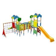 Structure de jeu combinée pour enfants de 3 à 13 ans - Poids total: 370 kg - Ge-2450 - Jolas