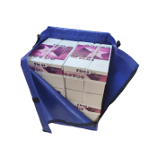 Housse pour chariot pliable distribution publicité 2 piles - Référence : HOUSSE TR03 Housse pour chariot pliable distribution publicité 2 piles - Référence : HOUSSE TR03