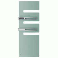 Radiateur sèche-serviettes connecté Serenis Premium mât gauche 1750W Vert d'eau - Atlantic - 850471_0