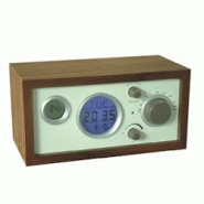 Radio Réveil Rétro Multifonction En Bois Avec Thermomètre Et FM Pour Maison YONIS - marron 3615616795577 Radio Réveil Rétro Multifonction En Bois Avec Thermomètre Et FM Pour Maison YONIS - marron 3615616795577