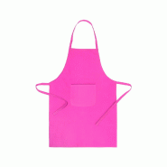 Tablier avec poche, rubans ajustables à la taille et coupe sous le genou. Lilas - 5600847153362