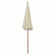VidaXL Parasol de jardin avec mât en acier 300 cm sable Modèle Balcon Zenith Prime Plus - beige 47800