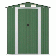 Abri de jardin Vert 192x191x223 cm Acier galvanisé Modèle Atlas Line Pro - 8720845581879