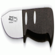 Arcos Série Universal - Couteau à éplucher - Lame en acier inoxydable Nitrum 75 mm - Poignée en polyoxyméthylène (POM), couleur noire - noir ino