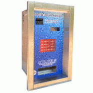 Distributeur de jetons encastrable - 1 ou 2 hopper universel avec pièces et/ou billets - accès arrière